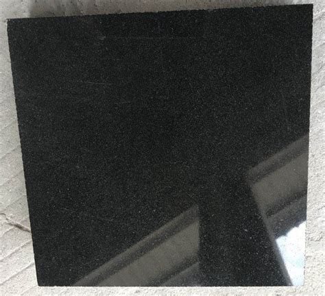 Mongolia Black Granite Slab San Gabriel Black Granite Floor Tile Wall