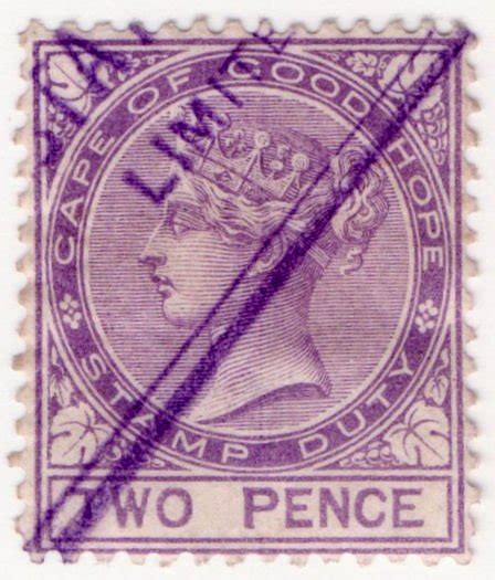 I B Cape Of Good Hope Revenue Stamp Duty 2d