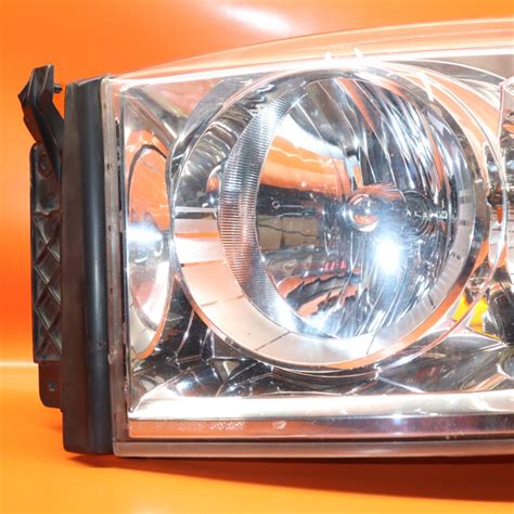 Dodge Ram 1500 Headlight Left Driver 2006 2007 2008 Chrome 2500 3500 50693b Oem