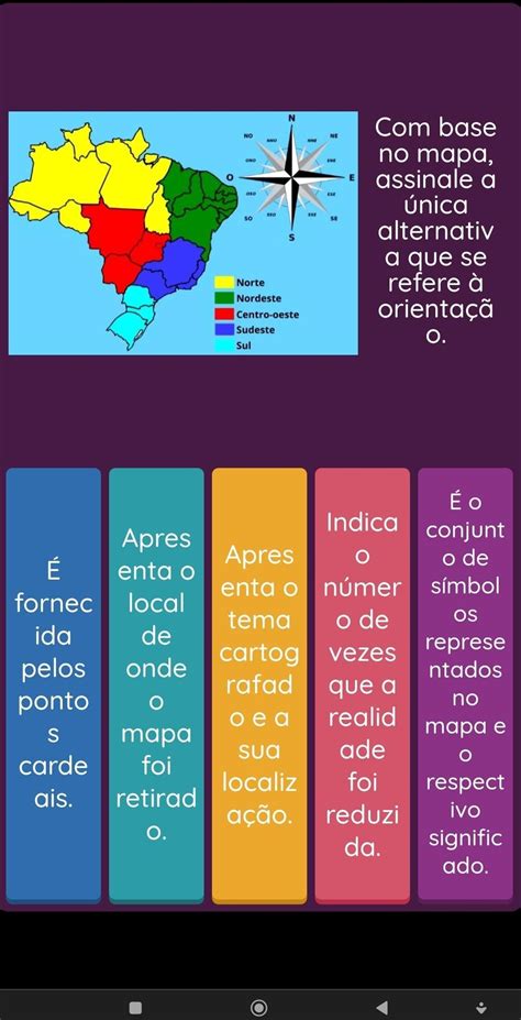 Base No Mapa Assinale A Nica Alternativa Que Se Refere A