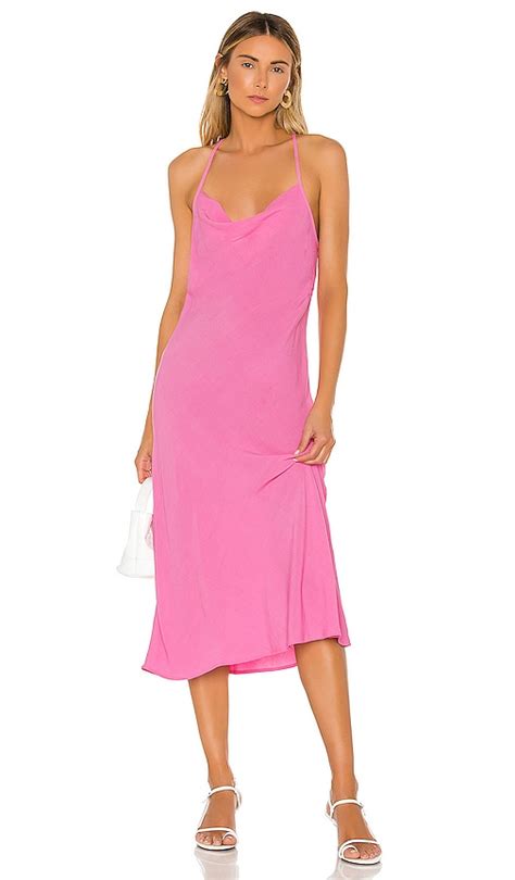 Flynn Skye Lynn Midi Dress In Peony Pink Revolve