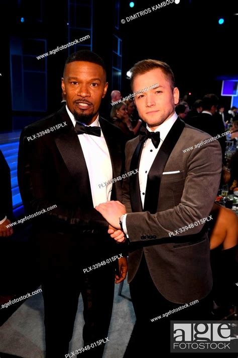 Los Angeles California January L R Jamie Foxx And Taron