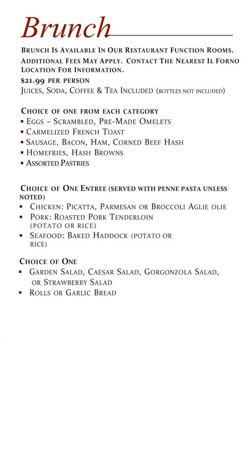 IL Forno Restaurant, Italian Family Dining