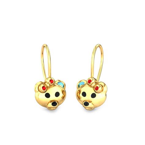 Dainty Little Princess Kids Gold Earrings for kids, priced under 15K ...