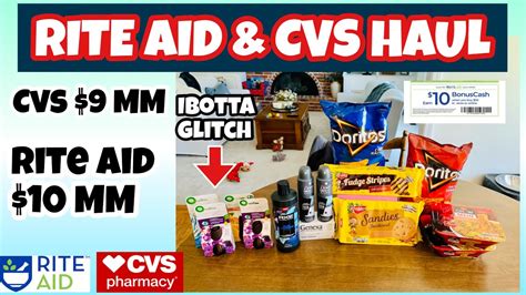 RITE AID HAUL CVS Mid Week Drugstore Couponing Huge MM Learn CVS