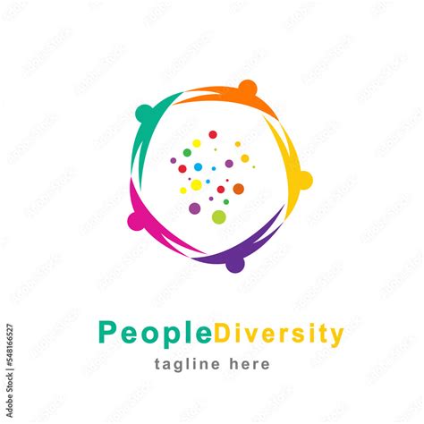 Abstract Logo Diversity And Togetherness Of Social People Social Team Logo Icon Social