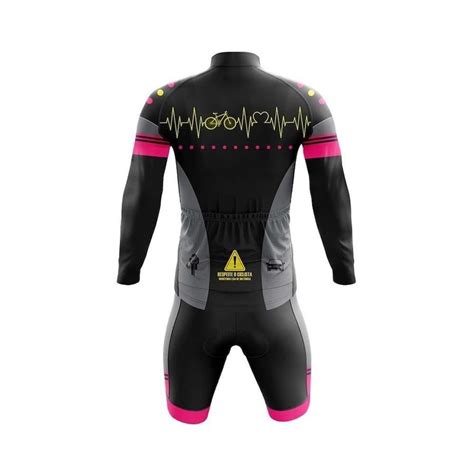 Conjunto GPX De Ciclismo Bermuda Camisa Manga Longa Adrenalina