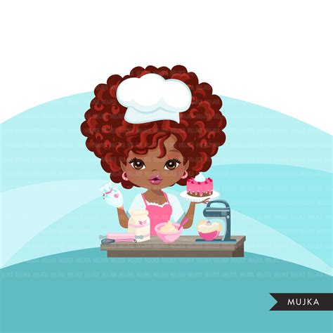 Female Baker Clipart