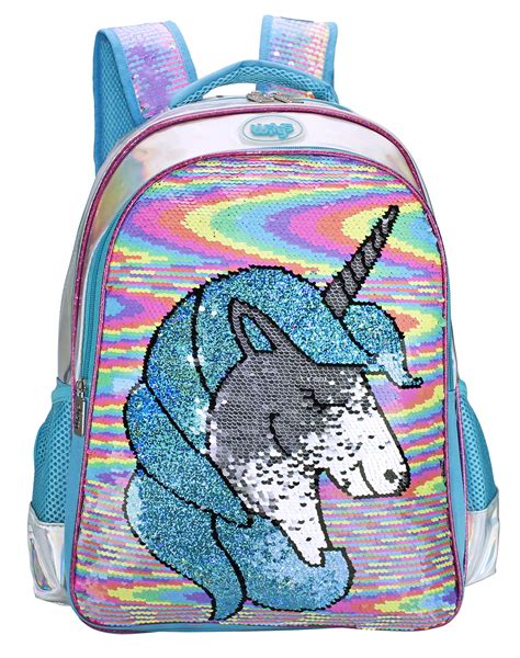 Mochila Lentejuela Reversible Kinder Wilys Wk Mochilas Wilys Sitio