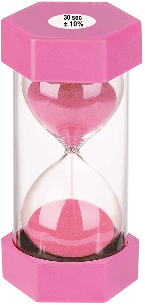 30 Second Sand Timer Hourglass SuLiao Colorful Sand Watch Lager Pink