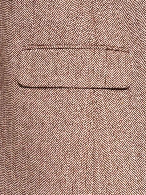 Women S Light Pink Herringbone Tweed Jacket Etsy