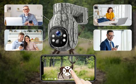 Caméra de Chasse 4G sans Fil avec Carte SIM 2K HD 3MP Solaire avec