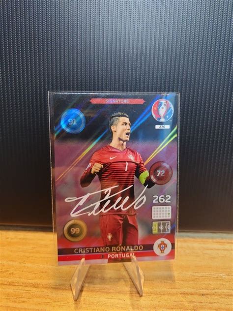 Cristiano Ronaldo Signiture Card Hobbies Toys Toys Games On