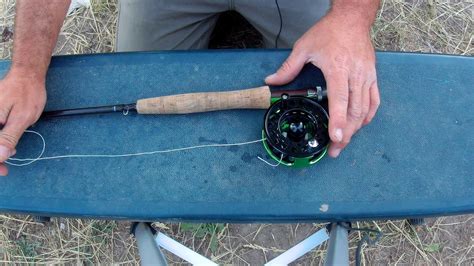 How To Attach Backing And Fly Line To Your Reel YouTube