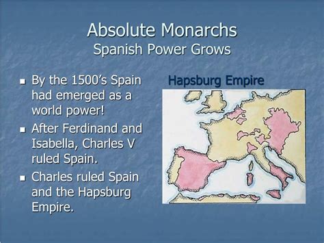 PPT - Absolute Monarchs Spanish Power Grows PowerPoint Presentation ...