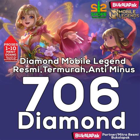 Jual Diamond Mobile Legend 706 Diamond Dm Ml Dm Mlbb Di Lapak 212 Shope Bukalapak