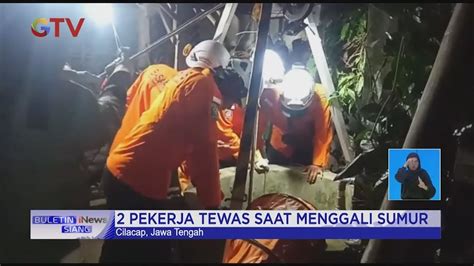 Warga Cilacap Tewas Saat Bersihkan Sumur Diduga Hirup Gas Beracun