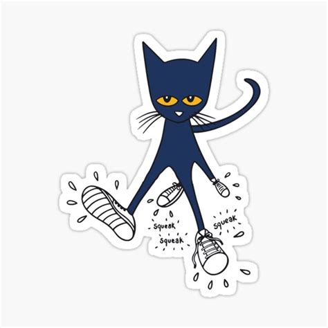 Pete The Cat Sticker For Sale By RalphMcCoy Redbubble