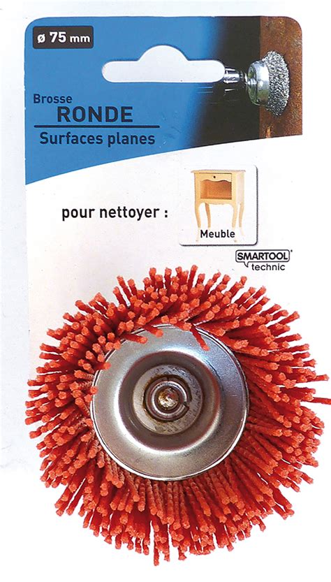 Brosse Perceuse Ronde Nylon Mm