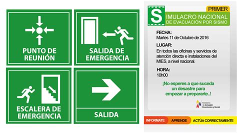 Mies Prepara Primer Simulacro Nacional De Evacuación Por Sismo Ministerio De Inclusión