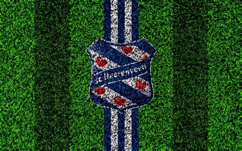 Download wallpapers heerenveen fc 4k emblem football lawn dutch ...