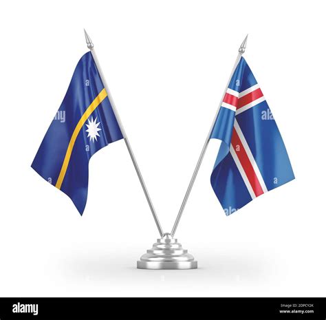 Iceland Nauru Flag Cut Out Stock Images Pictures Alamy