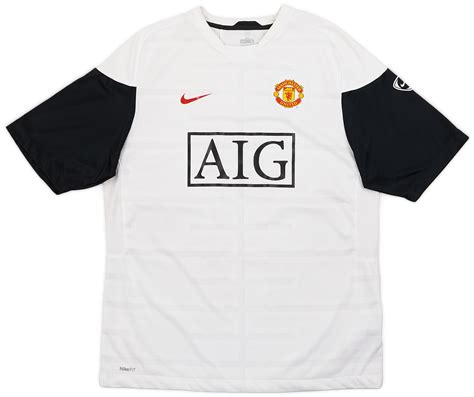 2009 10 Manchester United Nike Training Shirt 5 10 L