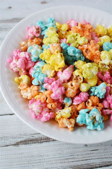 Rainbow Unicorn Popcorn | Rainbow popcorn, Rainbow desserts, Rainbow food