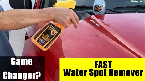 How To Remove Water Spots On Paint In Seconds Mckees Fast Water