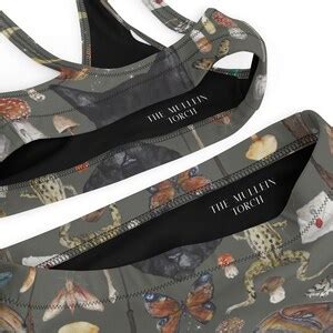 Cute High Waisted Crescent Moon Bikini Set Witchy Swimsuit Cat