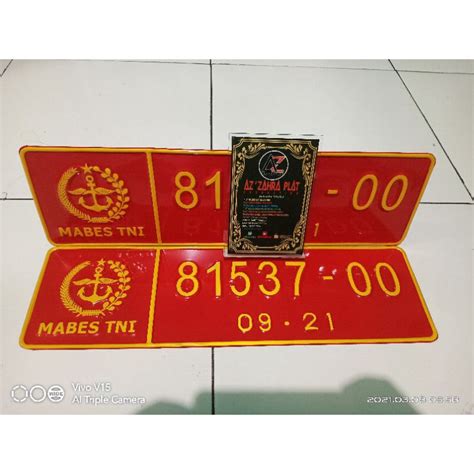 Jual Plat Mobil Dinas Indonesiashopee Indonesia