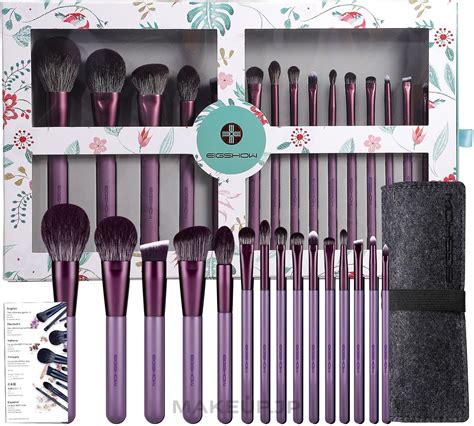 Eigshow Beauty Eigshow Makeup Brush Kit In Gift Box Smoke Purple Makeup