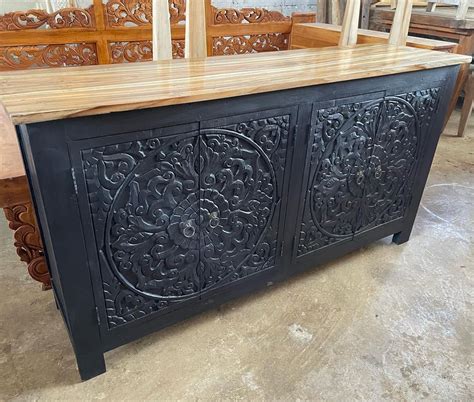 black cabinet   sunset road balis finest interior