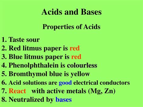 PPT - Acids and Bases PowerPoint Presentation, free download - ID:2782738