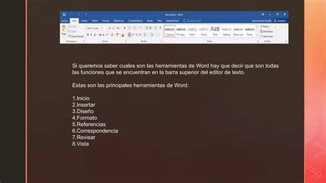 Herramientas De Word Y Sus Funciones Ppt