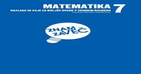 Znam Za Vec Matematika Pdf File Zbirka Znam Za Ve