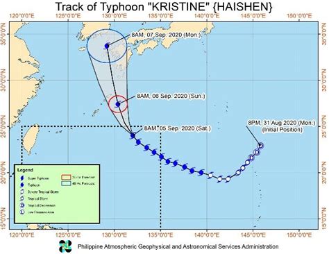 Typhoon Kristine Weakens Will Exit Par Saturday Night Gma News Online