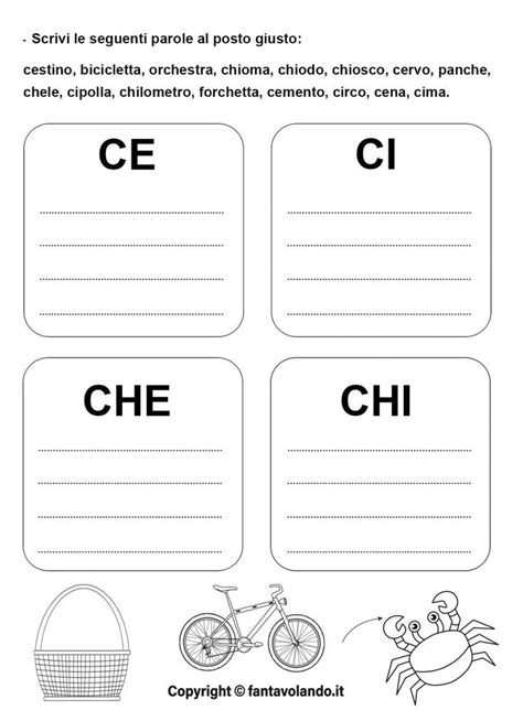 Le Schede Di Fata Grammatica Ce Ci Che Chi Fantavolando Lingua