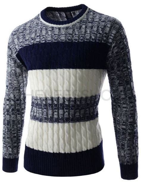 All Mens Slim And Luxury Items Cable Knit Sweater Pattern Sweaters Pullover Men