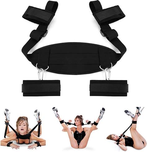 Sm Bondage Set Kunstleder Open Thigh Spreader Körper Fessel Set Hand
