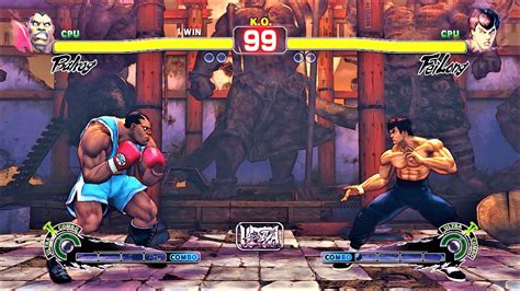 Balrog Vs Fei Long Hardest Al Ultra Street Fighter Iv Youtube