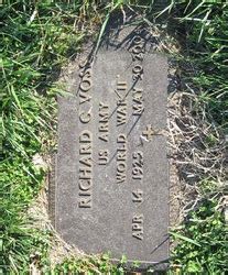 Richard C Dick Voss 1925 2004 Find A Grave Memorial