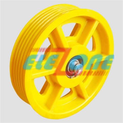 Elezone Nylon Elevator Diverter Pulley For Lifting Platform Multi