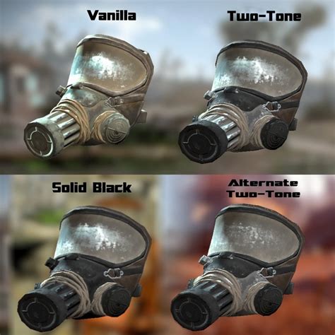 Two Tone Gas Mask And Outfit V2 At Fallout 4 Nexus Mods And Community