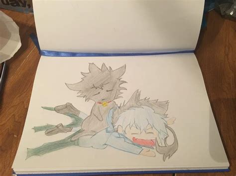 Drawing Of Kuro And Kuros Cat Form Anime Art Amino