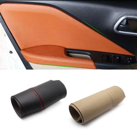 Pair Car Door Armrest Panel Cover For Ford Ecosport