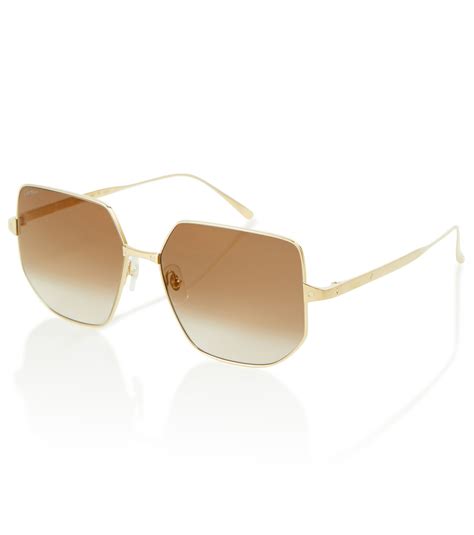 Cartier Eyewear Collection Santos De Cartier Square Sunglasses Cartier