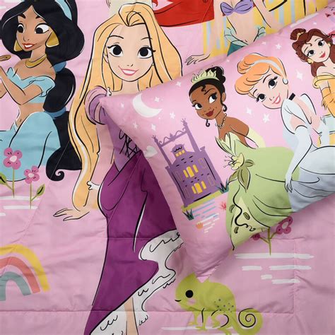 Disney Princess 2-Piece Toddler Bedding Set including Comforter and ...