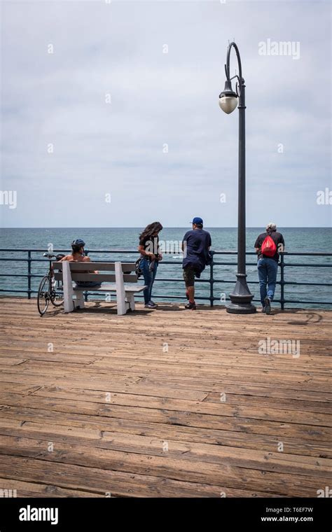 Santa Monica Pier in Los Angeles, California, USA Stock Photo - Alamy