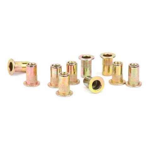 Crou Rivet Filet Pcs Crou Rivet Plaqu Couleur De Zinc M Kit